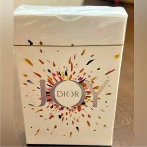 NIB Dior JOY Playing Cards - White